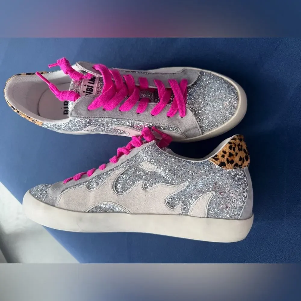 Bibi Lou Gamin Sneakers with 2 Sets of Laces - US 10.5